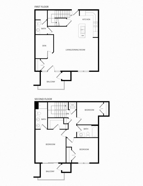 a floor plan of a house
